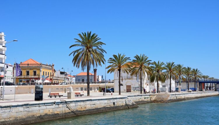 Portimão river front and old fish market