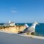Senhora da Rocha with seagulls